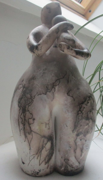 maternité 2 - Le ressenti Sculpture intitulée "maternité 2 - Le re…" par Pascale Rodriguez, Œuvre d'art originale, Céramique