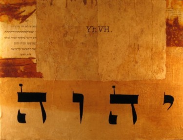 Collages titled "YHVH #1" by Danny Hughes, Original Artwork