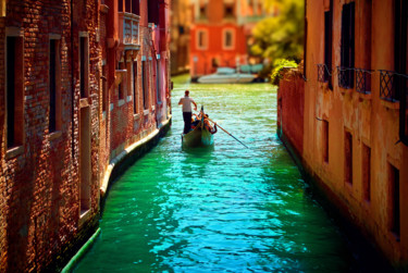 Pintura titulada "CI041 Italia Navega…" por David Shlomo Moran, Obra de arte original