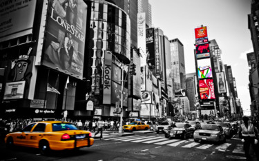 Pintura titulada "CI090 New York City…" por David Shlomo Moran, Obra de arte original