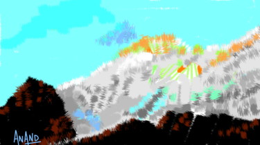 Digital Arts titled "splendours-of-himal…" by Anandswaroop Manchiraju, Original Artwork, Digital Painting