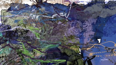 Painting titled "20180123mountain-be…" by Skywalker, Original Artwork, Ink