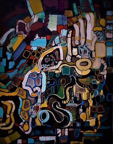 Peinture intitulée "no-a160v-fig-30.jpg" par Roger Fayolle, Œuvre d'art originale