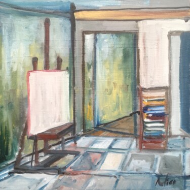 Toile dans l’atelier