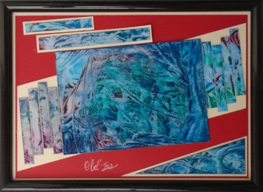 Schilderij getiteld "Décors de scènes" door Obel'Isa, Origineel Kunstwerk, Was