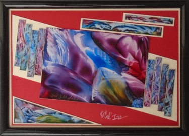 Schilderij getiteld "Une place pour tous" door Obel'Isa, Origineel Kunstwerk, Was