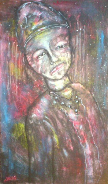 Peinture intitulée "L' orsque-s'éffrond…" par Bruno Briatte, Œuvre d'art originale, Acrylique