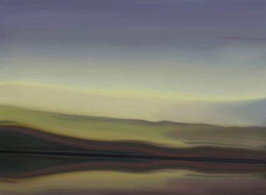Arts numériques intitulée "Amongst the mountai…" par Jorge Gallardo, Œuvre d'art originale, Peinture numérique