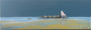 Peinture intitulée "Ciel gris aux Godel…" par Flachet, Œuvre d'art originale