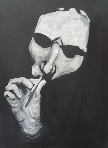 Pintura intitulada "Portrait 6" por Titus, Obras de arte originais, Acrílico