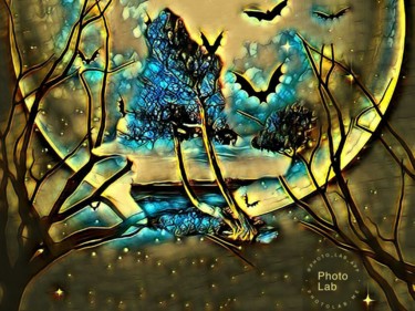 Des arbres dans la lune