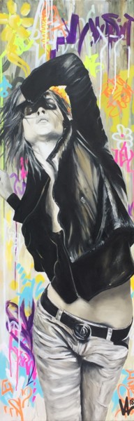 绘画 标题为“From the fashion we…” 由Val Escoubet, 原创艺术品, 丙烯