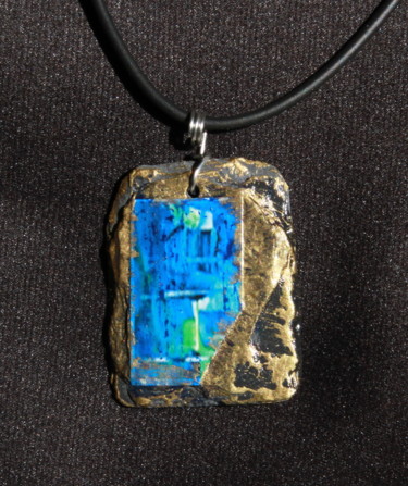 Design intitulée "BV7 Collier en ardo…" par S Eymond Laritaz, Œuvre d'art originale, Colliers