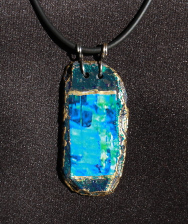 Design intitulée "BV8 Collier en ardo…" par S Eymond Laritaz, Œuvre d'art originale, Colliers