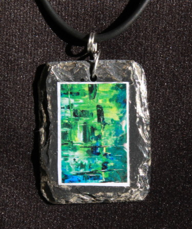 Design intitulée "BV2 Collier en ardo…" par S Eymond Laritaz, Œuvre d'art originale, Colliers