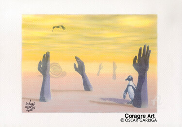 图画 标题为“No èsser d'aquest m…” 由Òscar Garriga (Coragre Art), 原创艺术品, 铅笔