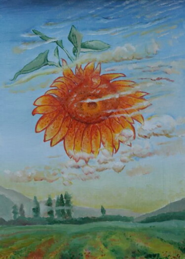 绘画 标题为“sunflower” 由Andrei Klenov, 原创艺术品, 油