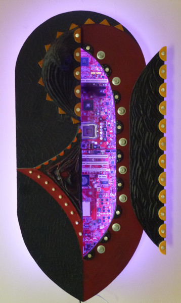 Design titled "Au coeur des âmes" by Luc Obukow, Original Artwork, Luminaire