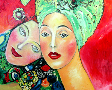 les amies 50x40