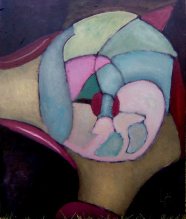 Peinture intitulée "homeostasie-54-x-65…" par Philippe Langaud, Œuvre d'art originale, Acrylique