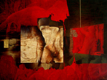 Schilderij getiteld "Fractures" door Alain Le Junter, Origineel Kunstwerk