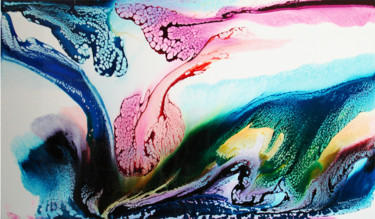 Schilderij getiteld "Symbiosis" door Teresa Martins, Origineel Kunstwerk, Anders