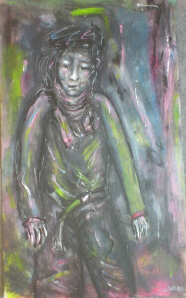 Peinture intitulée "Ou-l'on-m'attire-50…" par Bruno Briatte, Œuvre d'art originale, Acrylique