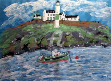 Peinture intitulée "esquisse-doelan.jpg" par Didier Duclos, Œuvre d'art originale, Acrylique