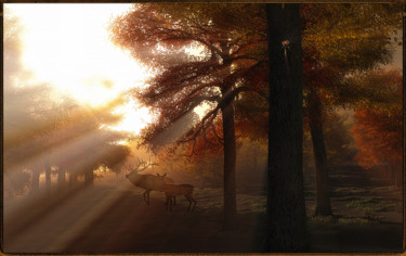 Digital Arts titled "instant magique" by Harald Dastis, Original Artwork, Digital Painting