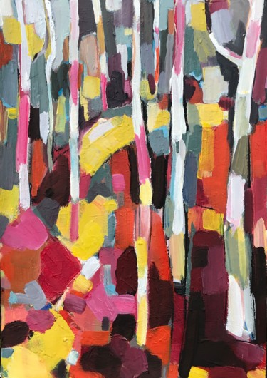 绘画 标题为“Forêt 20” 由Jean-François Groisy, 原创艺术品, 丙烯