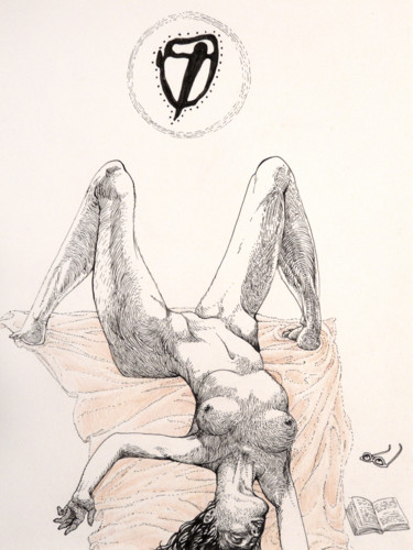el-adoracion-del-sol-7.jpg Dessin intitulée "el-adoracion-del-so…" par Sébastien Bocquet, Œuvre d'art originale, Encre
