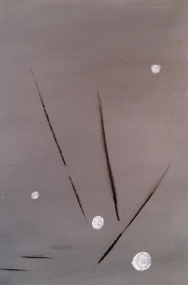 Pintura intitulada "Abstrait 2" por Titus, Obras de arte originais, Óleo