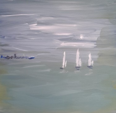 Pintura intitulada "Voiles 2" por Titus, Obras de arte originais, Acrílico