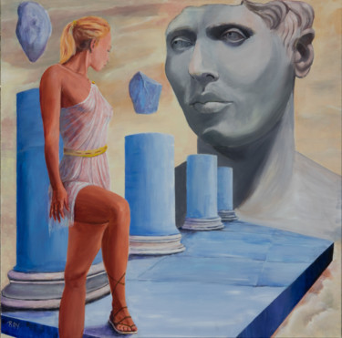 Raymond ALTES ~ Démocratie Peinture intitulée "Raymond ALTES ~ Dém…" par Raymond Altes, Œuvre d'art originale, Acrylique