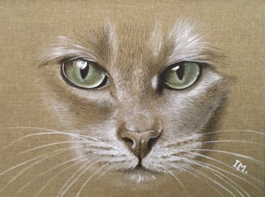 Peinture intitulée "Carton entoilé n°7" par Isabelle Molinard, Œuvre d'art originale, Acrylique