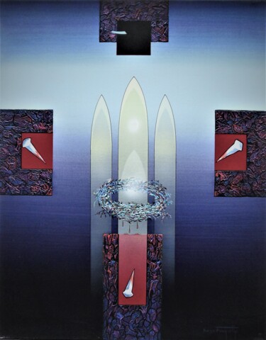 Peinture intitulée "no-717-fig-25.jpg" par Roger Fayolle, Œuvre d'art originale