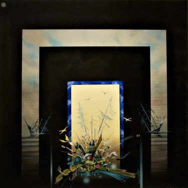 Peinture intitulée "no-724-80x80.jpg" par Roger Fayolle, Œuvre d'art originale