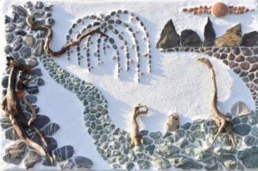 Sculpture titled "Jurassic Park" by Giacomo Franzini, Original Artwork, Stone