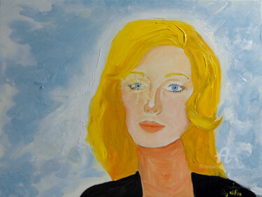 Painting titled "Omaggio a Marina Ma…" by Aurelio Nicolazzo, Original Artwork, Oil