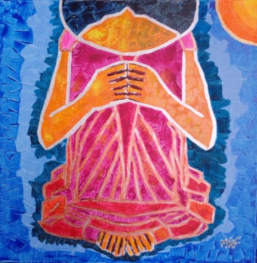 Peinture intitulée "L ATTENTE." par Marc Felix, Œuvre d'art originale, Acrylique