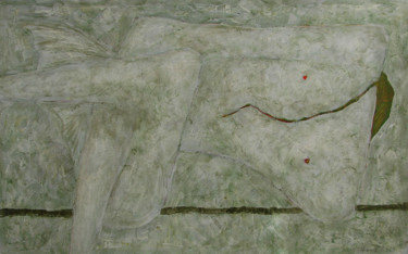 Painting titled "Белая фигура" by Aleksei Filippov, Original Artwork
