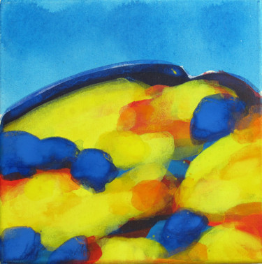 Painting titled "krajina-2013-2-25x2…" by Francesca Svatek, Original Artwork, Acrylic