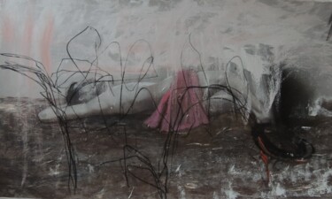Schilderij getiteld "-/"" door Daniil Vasiliev, Origineel Kunstwerk