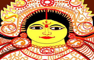 Digital Arts titled "DIETY-3,  DIGITAL A…" by Anandswaroop Manchiraju, Original Artwork, Digital Painting