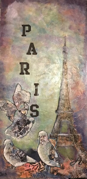 Collages intitulée "d539fcd8-d6c5-474c-…" par Annie Predal, Œuvre d'art originale
