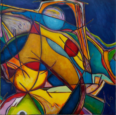 Peinture intitulée "sur-la-route-100-x-…" par Philippe Langaud, Œuvre d'art originale, Acrylique