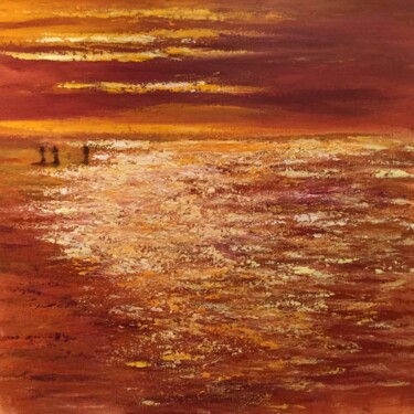 Schilderij getiteld "Atmosphère, atmosph…" door Anne Vignau, Origineel Kunstwerk