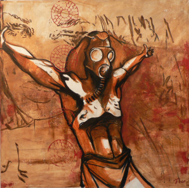 Painting titled "Nazareth" by Cesar Aguilar (Raçe), Original Artwork, Acrylic