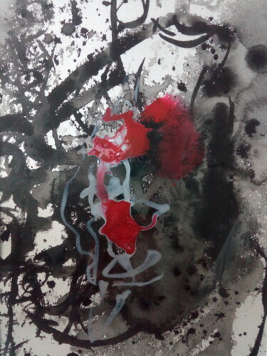 绘画 标题为“Créature 1” 由Pascale Paule Joly, 原创艺术品, 丙烯