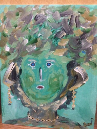 Peinture intitulée "Queen" par Pascal 5, Œuvre d'art originale